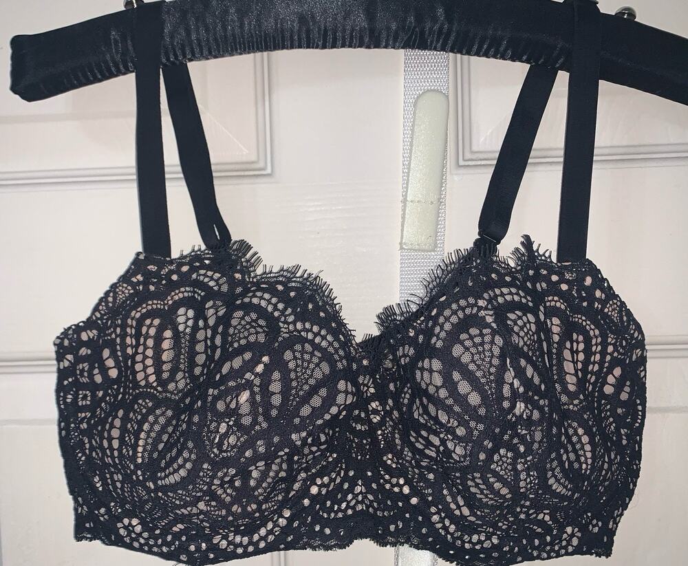 Victoria's Secret Dream Angels Push Up Without Padding Bra 36DD Lace